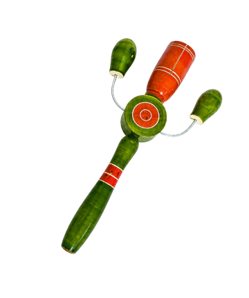 Wooden Cross Rattle