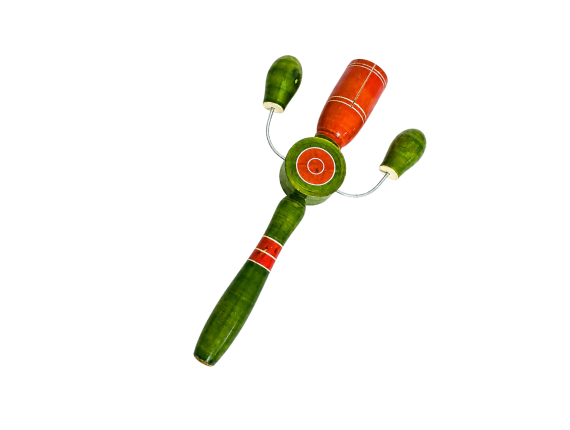 Wooden Cross Rattle