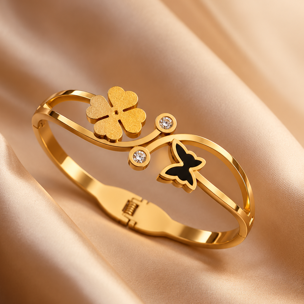 Clover Butterfly Kada